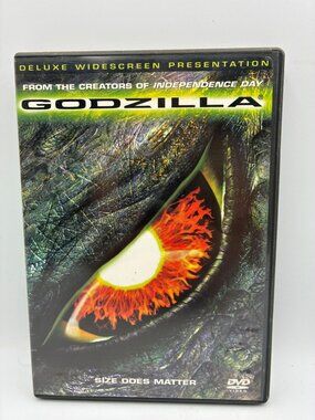 Godzilla Deluxe Widescreen DVD 1998 Matthew Broderick Columbia TriStar PG13
